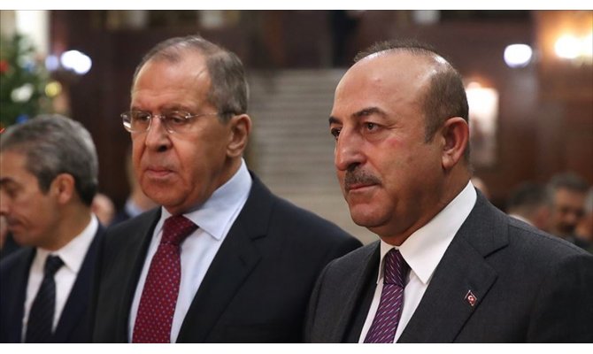 Dışişleri Bakanı Çavuşoğlu Rus mevkidaşı Lavrov ile görüştü