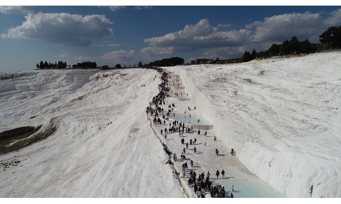 Pamukkale 2019'da rekora koştu