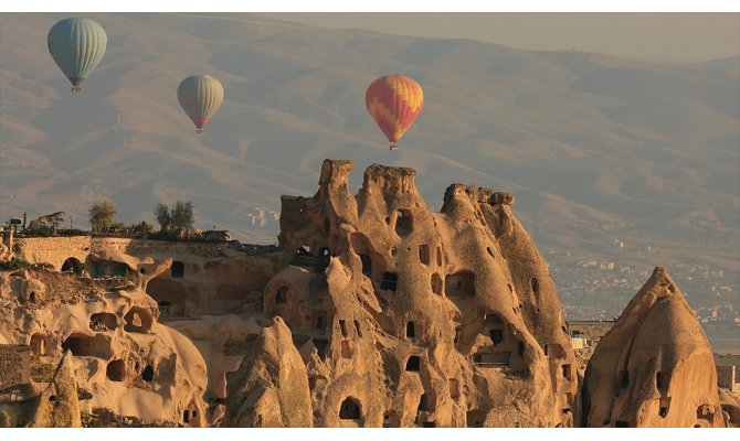 Kapadokya'da turist sayısında tüm zamanların rekoru kırıldı