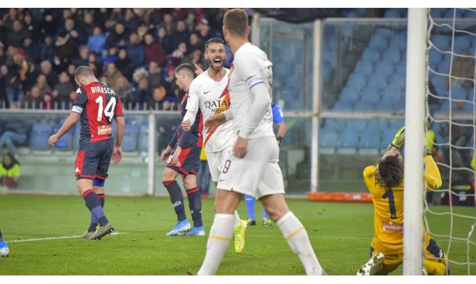 Cengiz Ünder'in de gol attığı maçta Roma, Genoa'yı 3-1 yendi