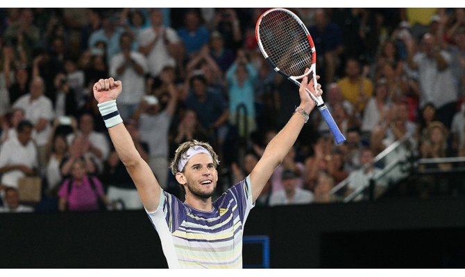 Thiem, Avustralya Açık'ta ilk kez finale çıktı