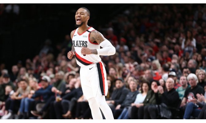 NBA'in son günlerde en çok konuşulan ismi Damian Lillard