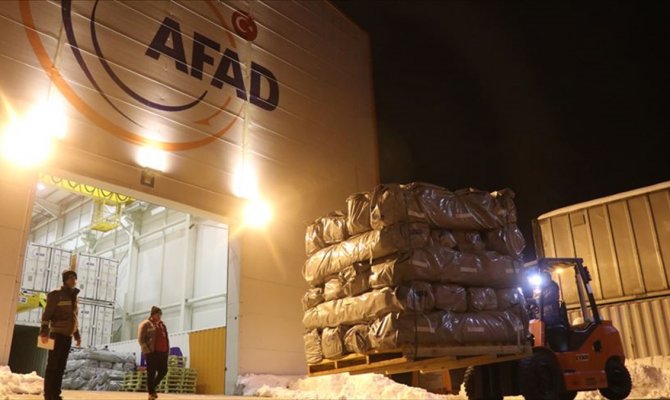 AFAD:65 milyon lira acil yardım ödeneği gönderildi