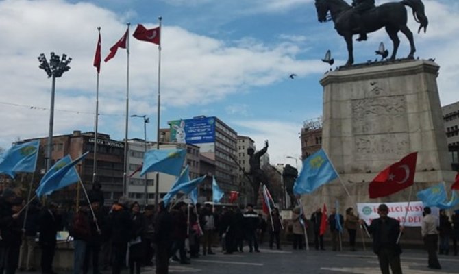 Ankara’da Kırım’ın işgali protesto edildi