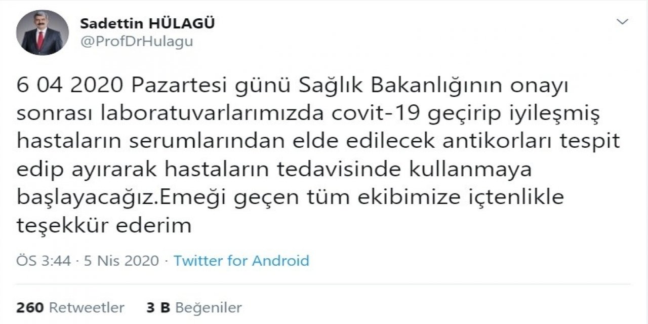 Tedavi konusunda sevindiren haber Kocaeli'nden geldi