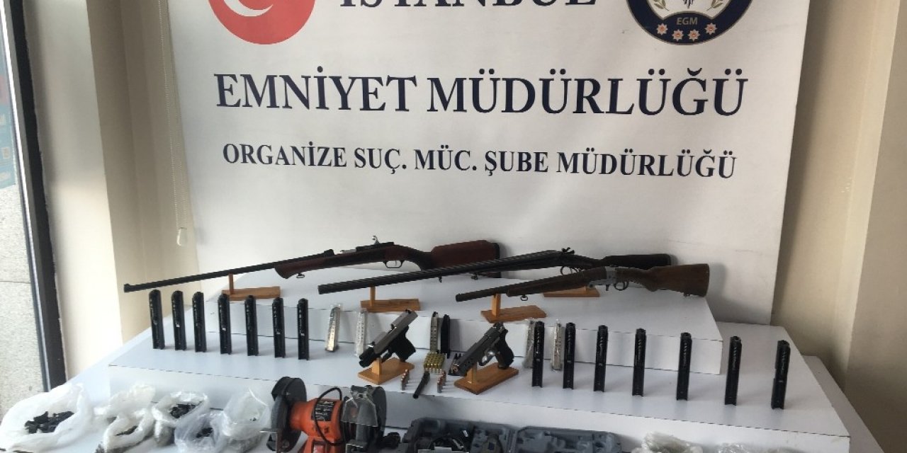 Yakalanan silahlar polisi bile şaşırttı