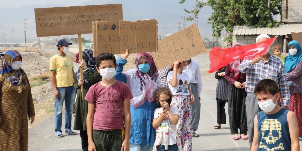 Kahramanmaraş'taki mahallelinin kirli su ve koku isyanı