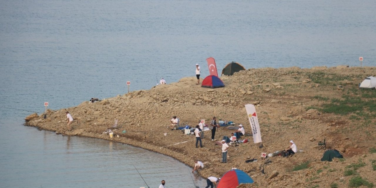 Kahramanmaraş'ta balık tutma yarışması yapıldı