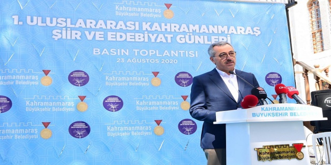 Kahramanmaraş’ın ismi Şiir ve Edebiyat Günleri yarışması ile marka olacak