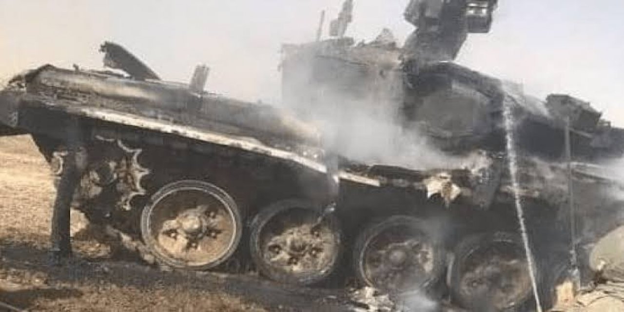 Rusya’da tank yanarak kül oldu