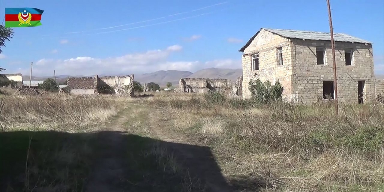 Ermenistan işgalinden kurtarılan Daşkesen köyü görüntülendi