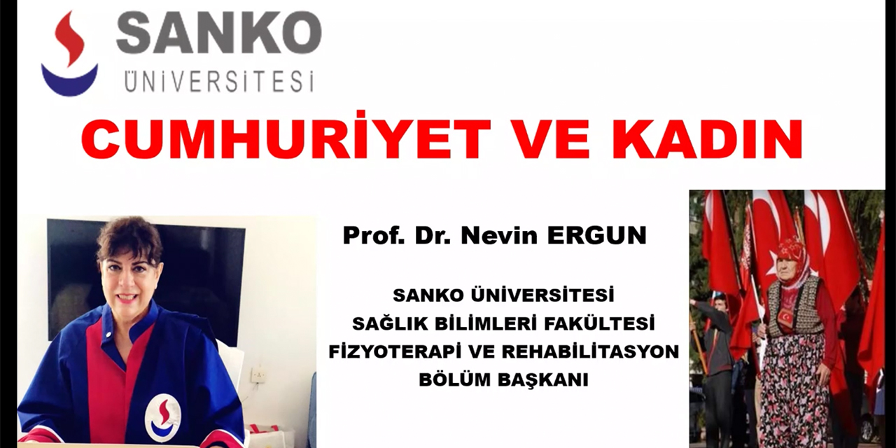 SANKO Üniversitesi'nde çevrimiçi kutlama düzenlendi