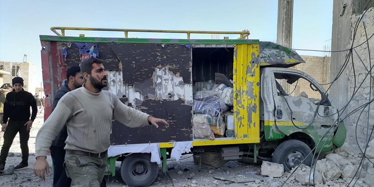 Bab'da bombalı terör saldırısı: 5 ölü 18 yaralı