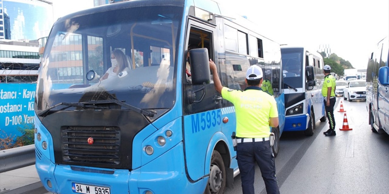 İstanbul'da hatlı minibüsler en çok trafik kural ihlalinden ceza aldı