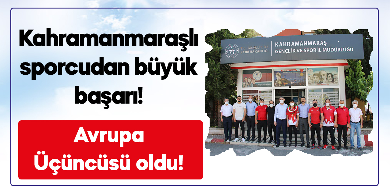 Kahramanmaraşlı güreşçi Remzi Temur U15 Avrupa Şampiyonasında üçüncü oldu