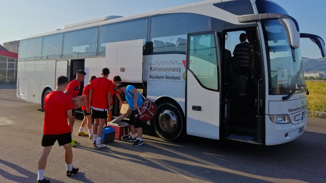 Büyükşehir Belediyesi Kahramanmaraşspor’un ulaşımı sağladı