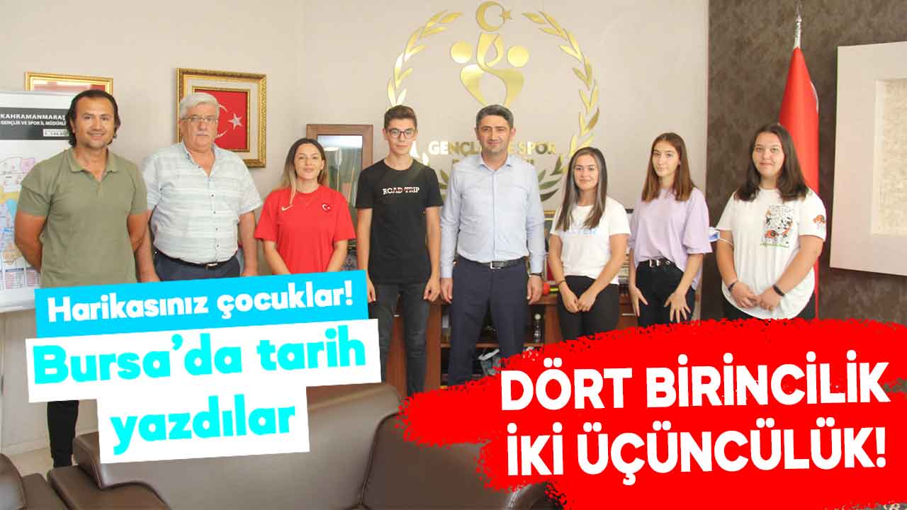 Kahramanmaraşlı sporcular Bursa’da hedefi 12’den vurdu