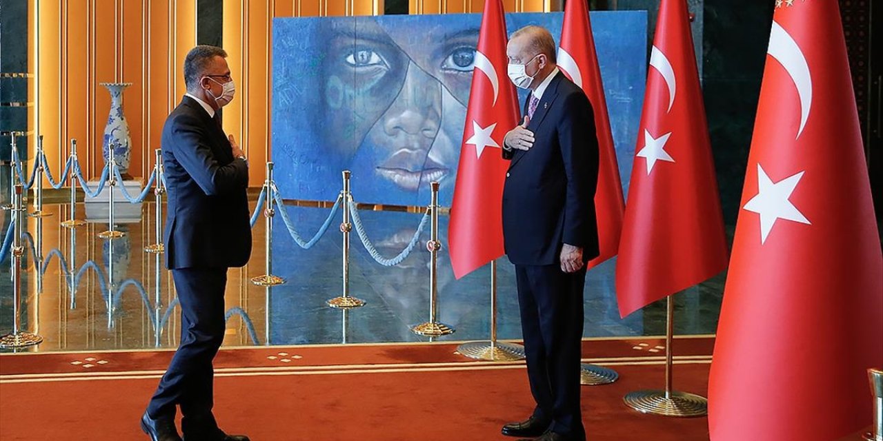 Cumhurbaşkanı Erdoğan 30 Ağustos Zafer Bayramı tebriklerini kabul etti