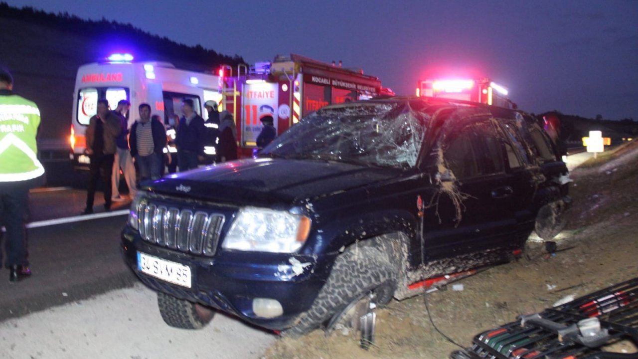 Kuzey Marmara Otoyolu’nda kaza: 6 yaralı