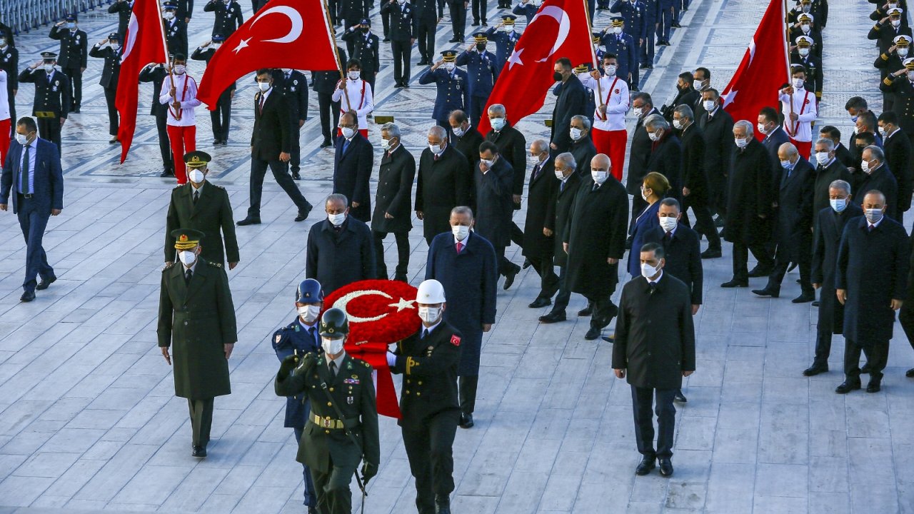 Devletin zirvesi Anıtkabir’de