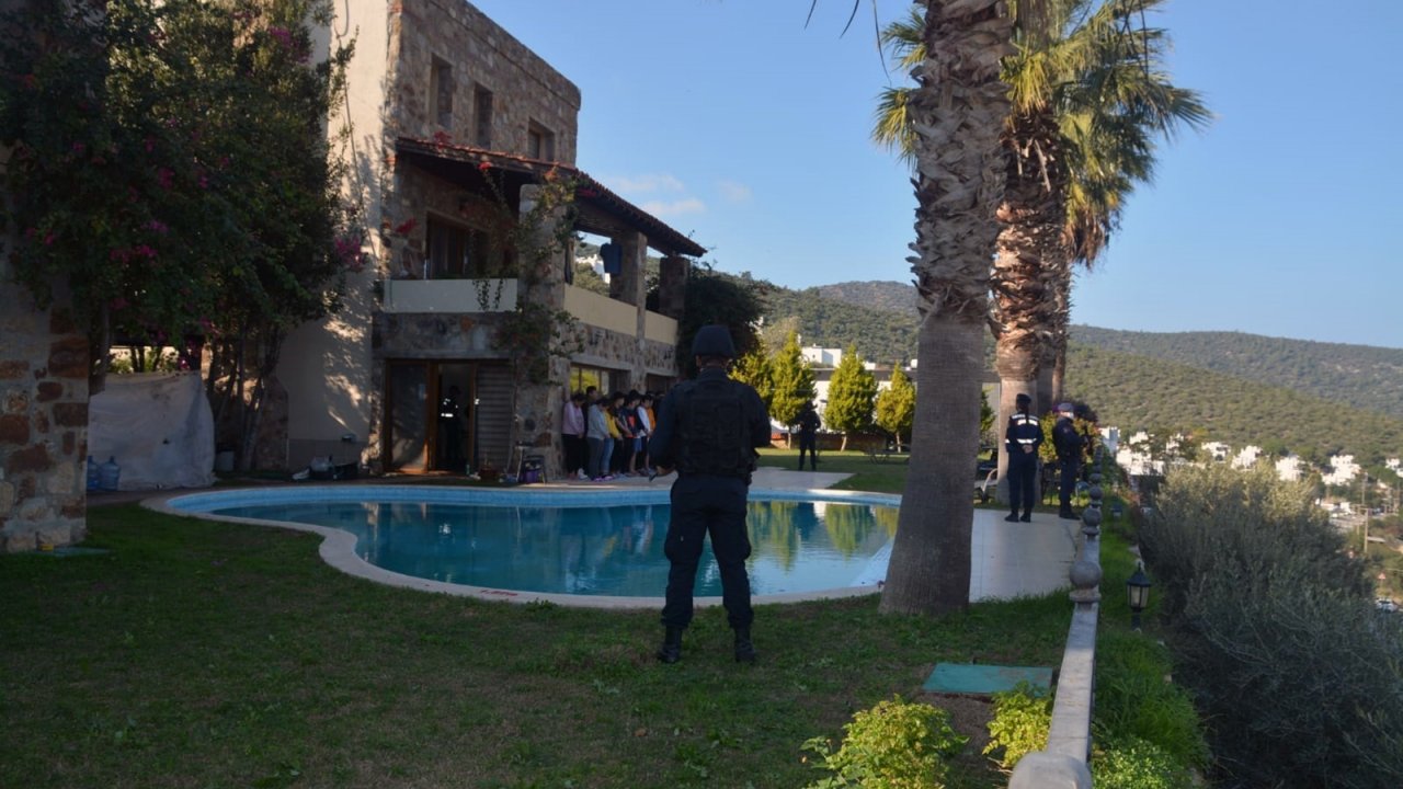 Tayvanlı uluslararası suç şebekesi Bodrum’da villa kiralamış