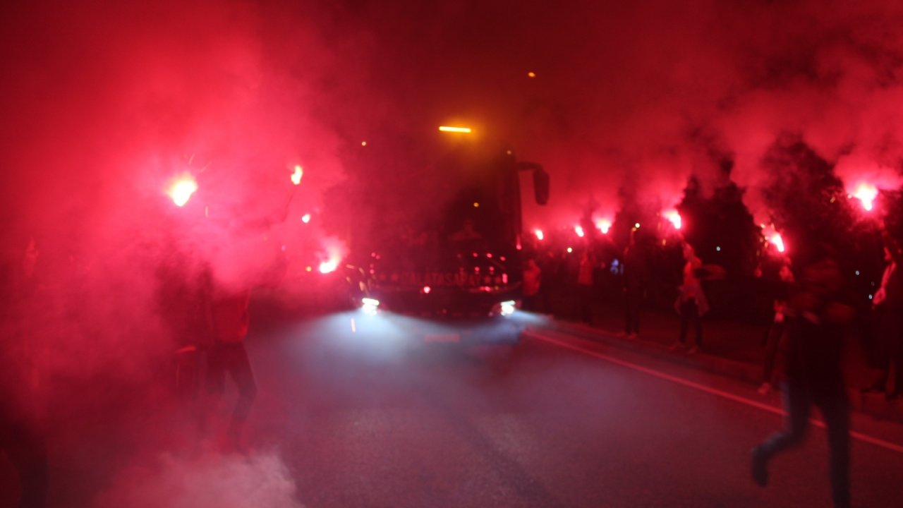 Galatasaray’a Malatya’da coşkulu karşılama