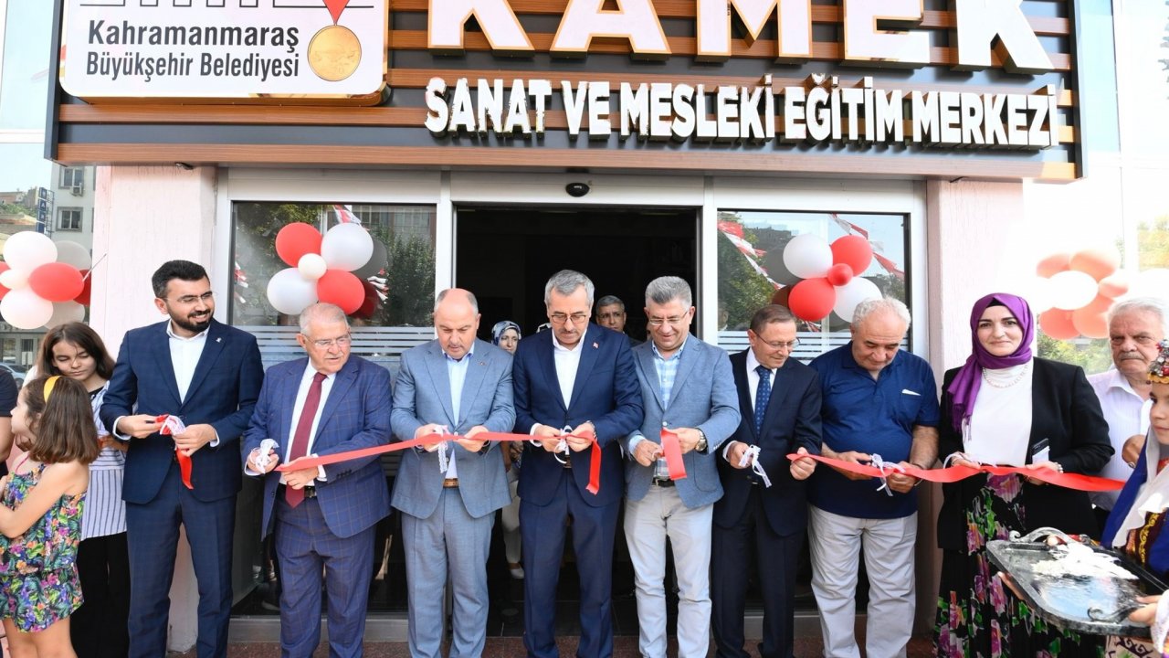 Kahramanmaraş’ta KAMEK merkezi törenle açıldı!