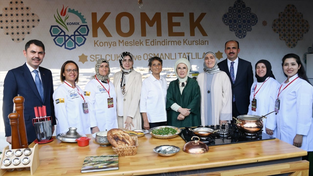 Emine Erdoğan, "Konya GastroFest"in açılışına katıldı