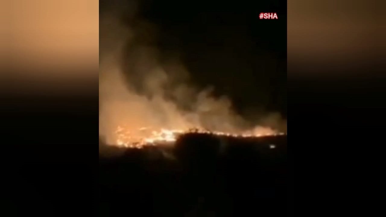 Kahramanmaraş’ta firez yangını paniğe neden oldu!