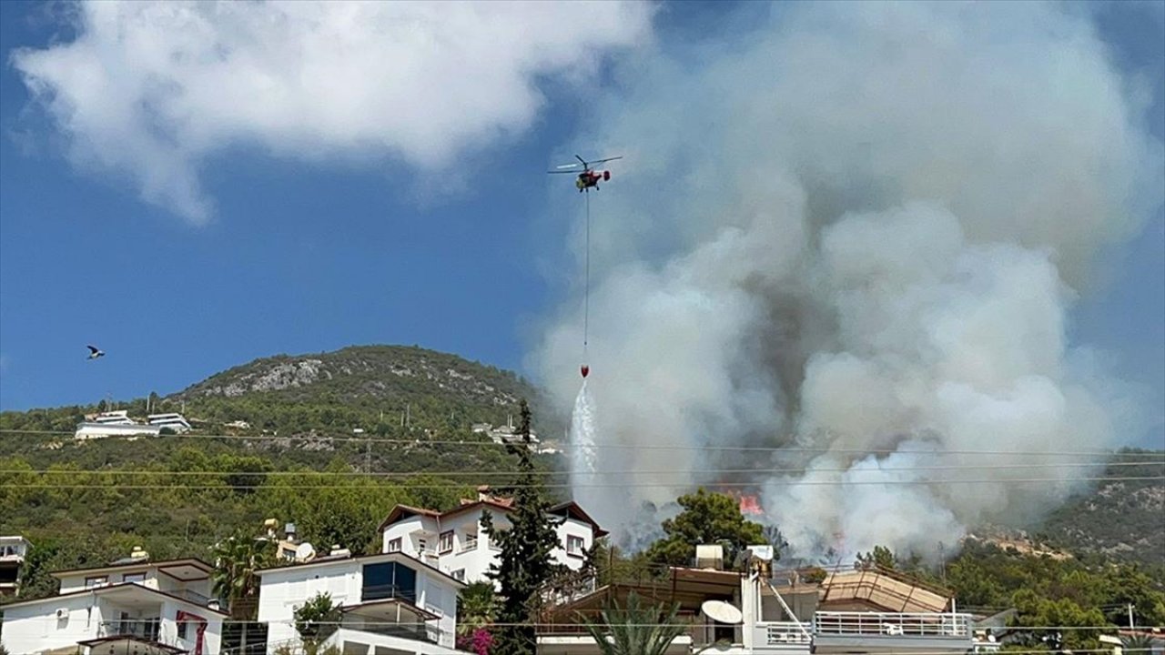 Alanya'da orman yangını!