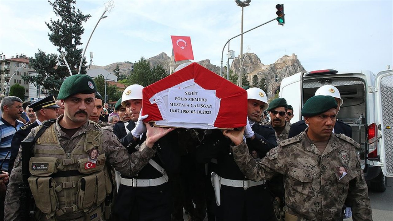 Şehit Polis Tokat'ta son yolculuğuna uğurlandı!