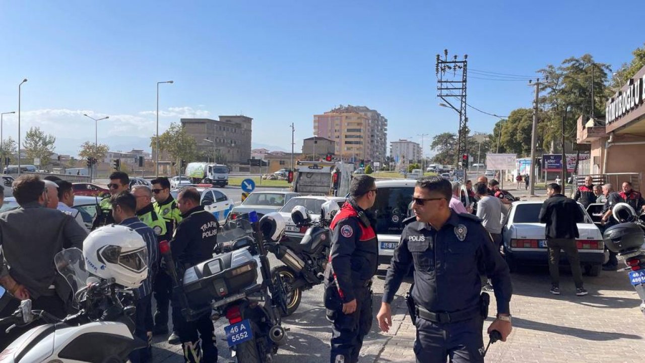 Kahramanmaraş’ta kaçan sürücü polisi alarma geçirdi!