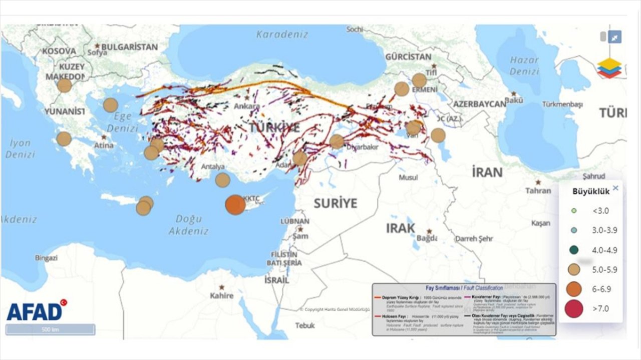 Türkiye'de 10 ayda 17 bin deprem meydana geldi!