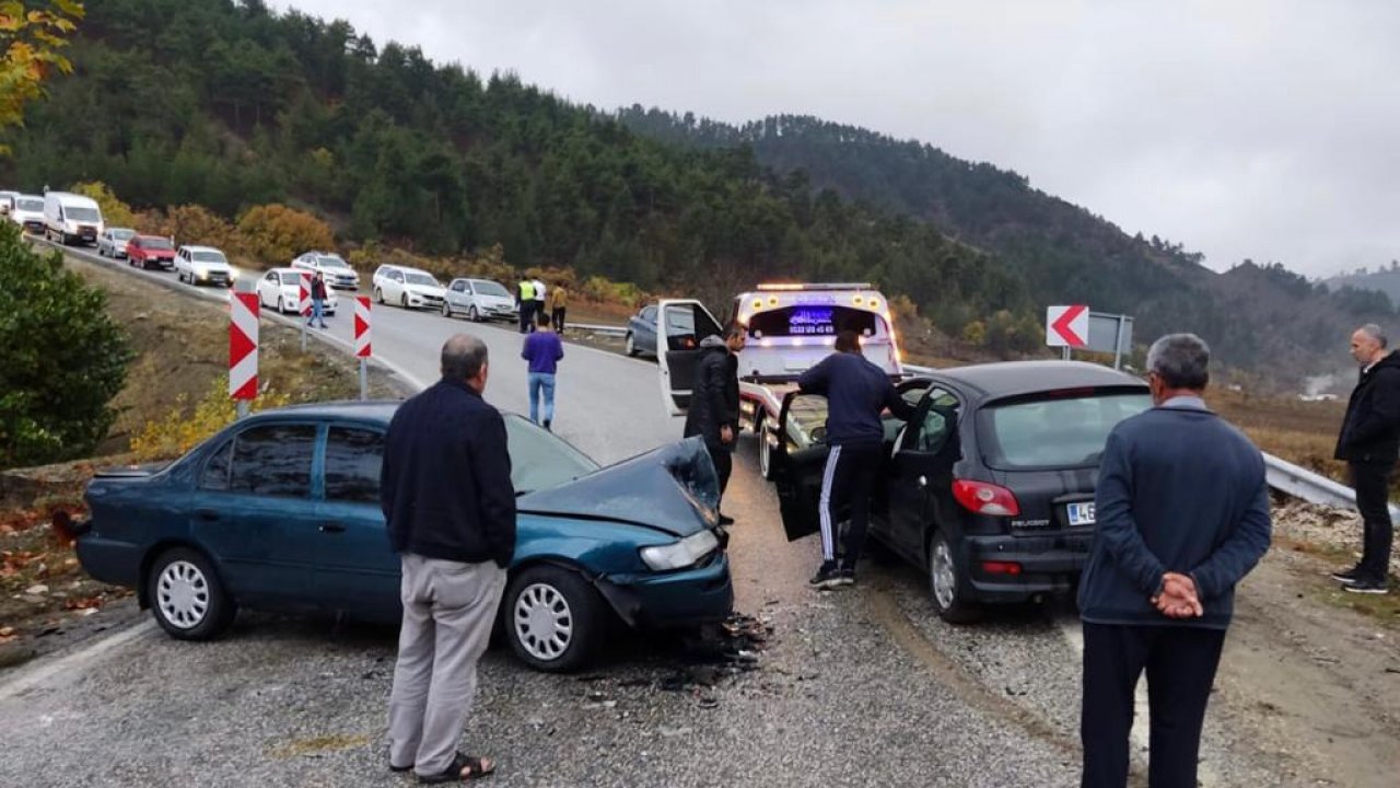 Kahramanmaraş’ta Ilıca yolunda kaza! 4 yaralı