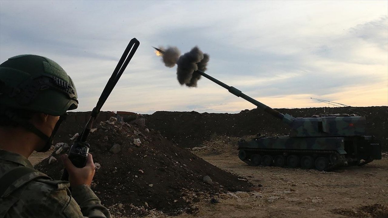 Terör örgütü YPG/PKK'ya "cezalandırma atışları" yapıldı