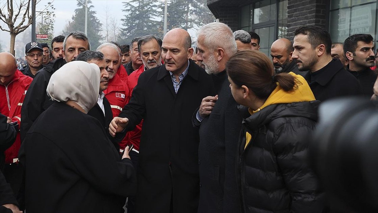 Bakan Soylu, Düzce Merkez'de incelemelerde bulundu