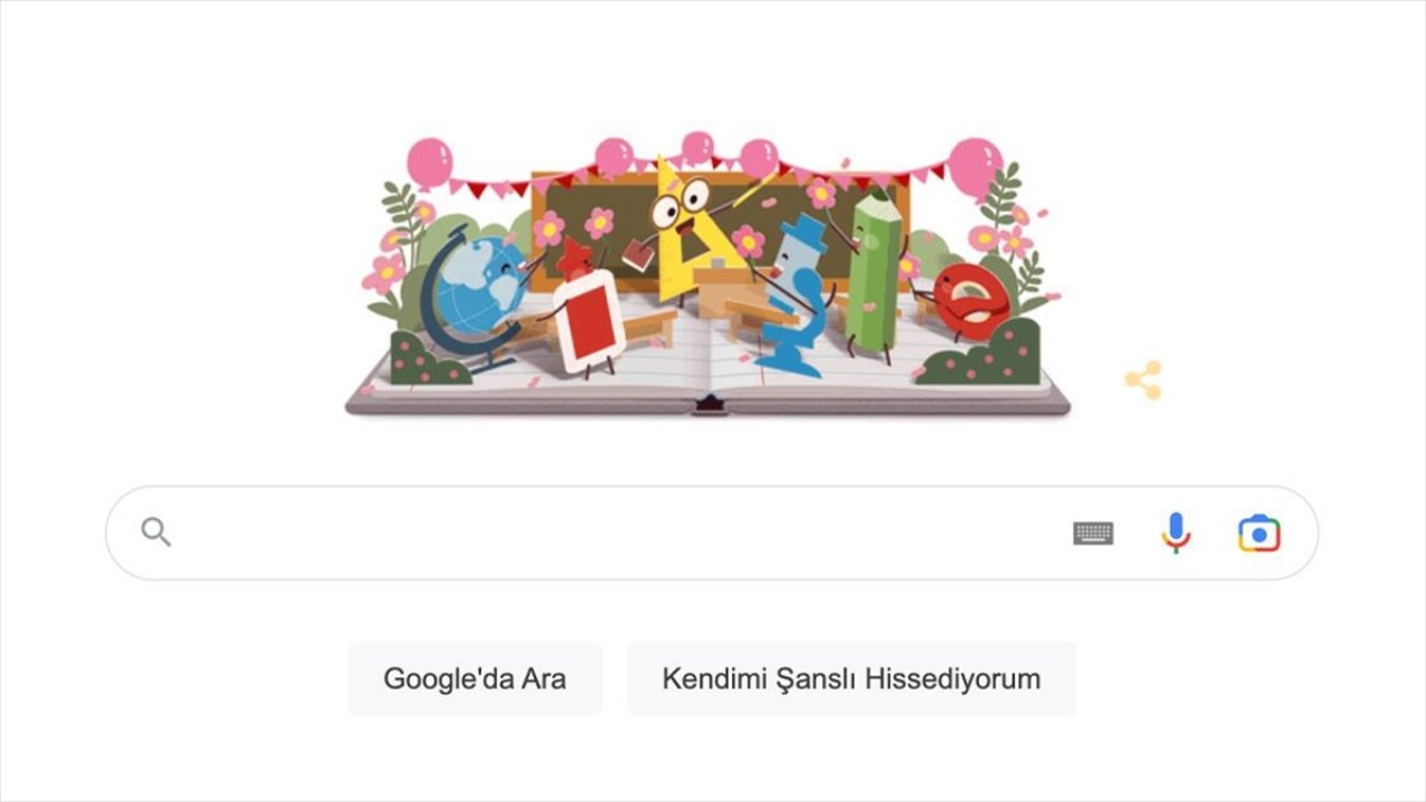 Google, 24 Kasım Öğretmenler Günü'nü özel bir logoyla kutladı