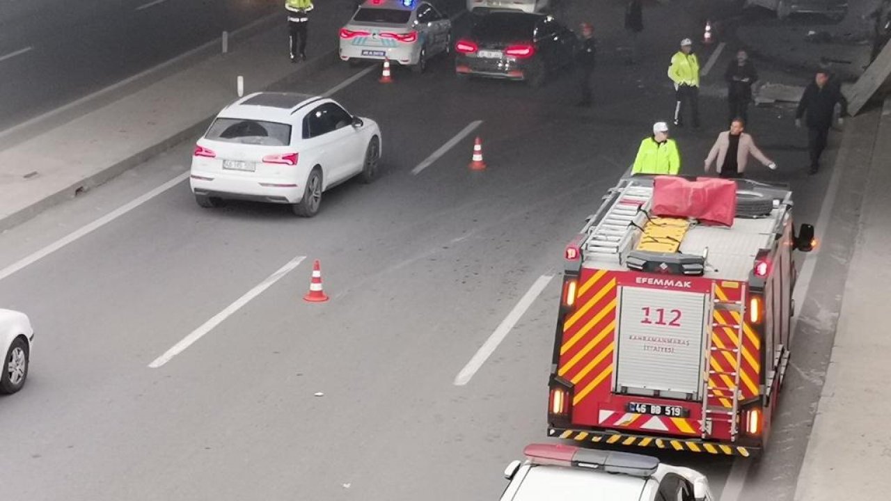 Kahramanmaraş’ta zincirleme kaza korkuttu!