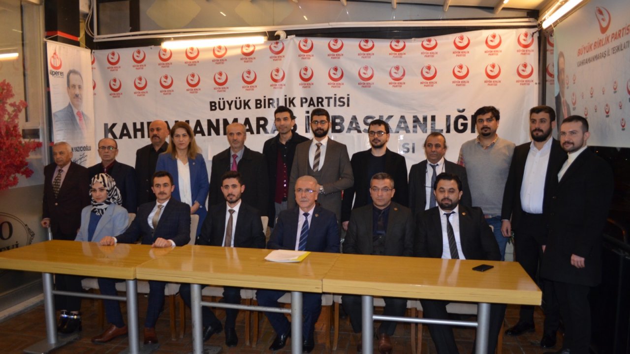 BBP Kahramanmaraş teşkilatından Cumhur ittifakına bağlılık açıklaması!