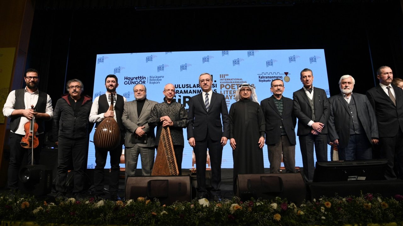 Kahramanmaraş’ta şiir şöleni yaşandı!