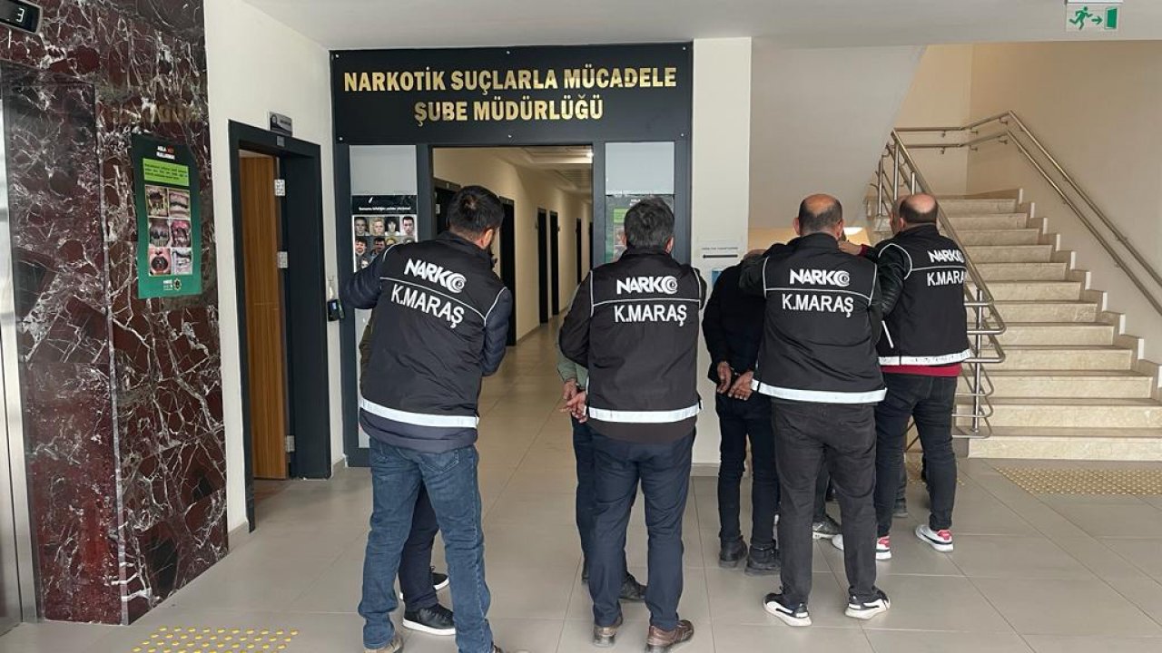 Kahramanmaraş’ta uyuşturucu taciri 3 kişi tutuklandı!