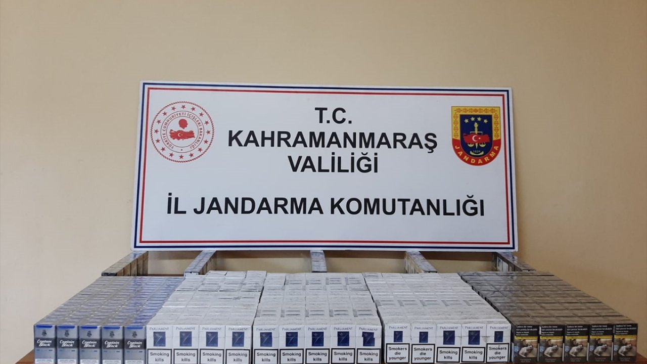 Kahramanmaraş'ta kaçak sigara ele geçirildi!