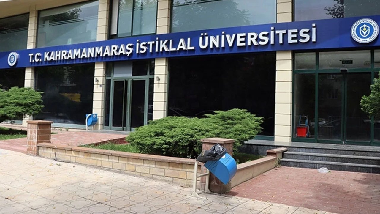 Kahramanmaraş İstiklal Üniversitesi’nde yeni atama!