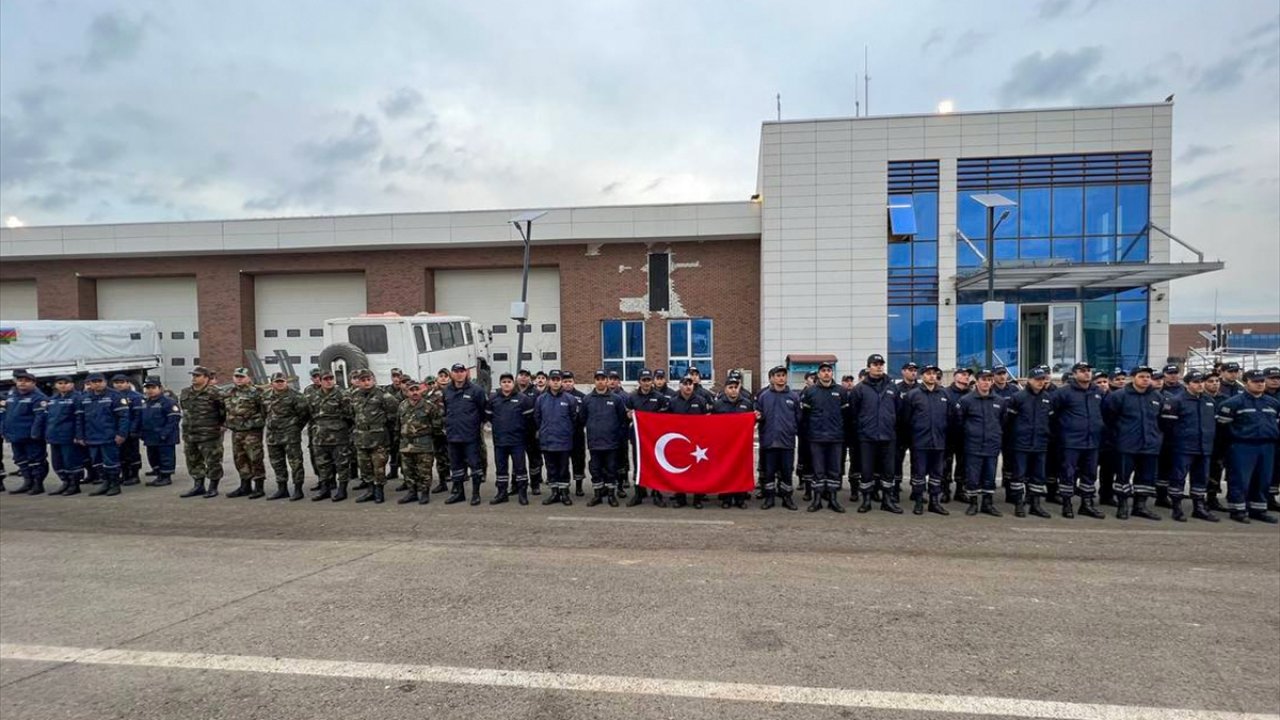 Azerbaycan arama kurtarma ekibinin son bölümü Kahramanmaraş'tan ayrıldı!