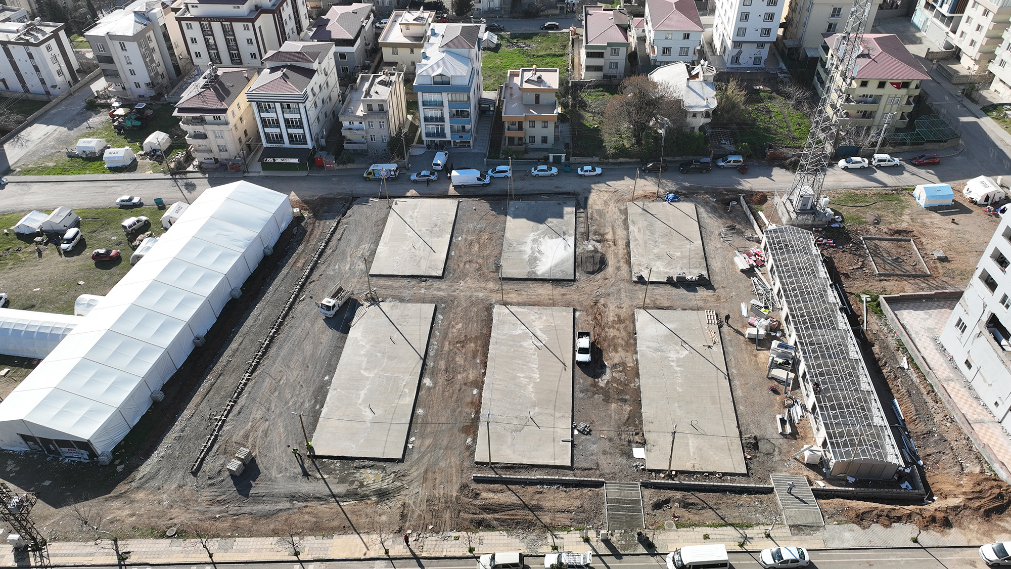 Kahramanmaraş Prefabrik Çarşı’da Altyapı Tamamlandı