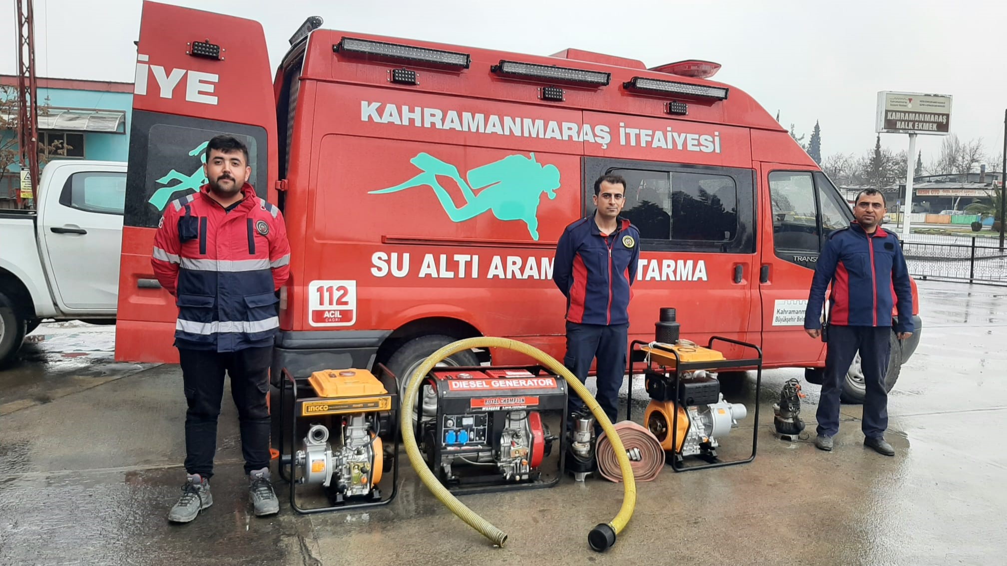 Kahramanmaraş’tan Şanlıurfa’ya Personel ve Ekipman Desteği