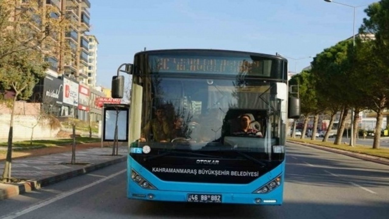 Kahramanmaraş'ta toplu taşıma seferleri normale döndü!