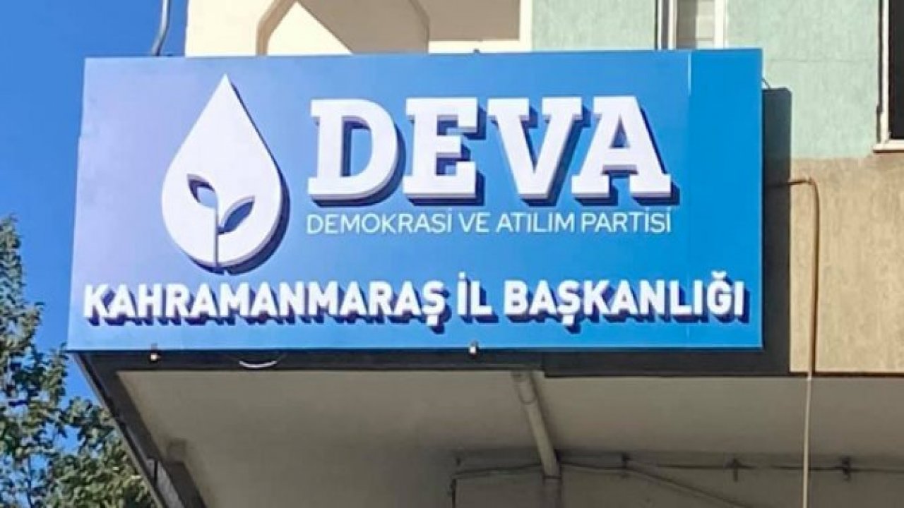 Deva Partisi Kahramanmaraş Milletvekili aday adayları belli oldu!