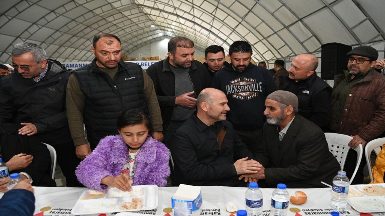 Başkan Güngör ve Bakan Soylu, Vatandaşlarla İftar Yaptı