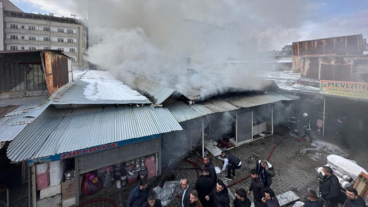 Van'da büyük yangın!